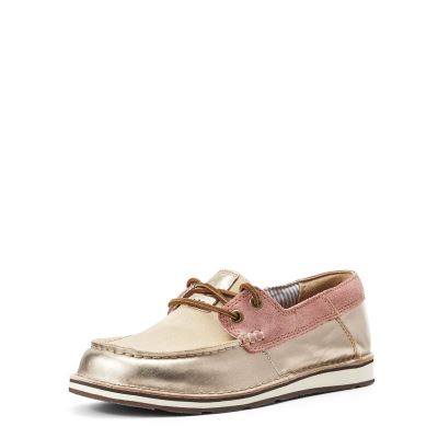 Ariat Cruiser Castaway - Loafers Schoenen Roze Goud / Roze Dames - 27196-153